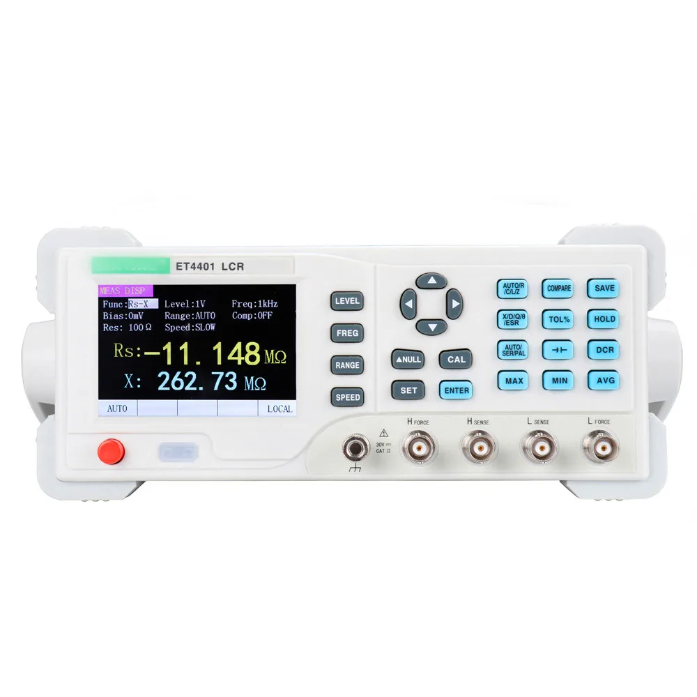 High-precision handheld LCR digital bridge Desktop Digital LCR Meter ET4401/ET4402/ET4410 Inductance Capacitance Resistance Test
High-precision handheld LCR digital bridge Desktop Digital LCR Meter ET4401/ET4402/ET4410 Inductance Capacitance Resistance Test