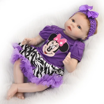 Lifelike bebe Reborn Doll Soft Silicone 22" 55cm Realistic Girl Princess Lovely Baby Dolls For Kid Birthday Gift Toddler Toy
Lifelike bebe Reborn Doll Soft Silicone 22" 55cm Realistic Girl Princess Lovely Baby Dolls For Kid Birthday Gift Toddler Toy