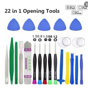 22 In 1 Mobile Phone Repair Tools Kit Pry Opening Tool Screwdriver Set For IPhone IPad Samsung Cell Phone Hand Tools Set T R
22 In 1 Mobile Phone Repair Tools Kit Pry Opening Tool Screwdriver Set For IPhone IPad Samsung Cell Phone Hand Tools Set T R