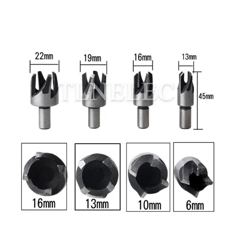 Carbon Steel Wooden Plug Knife Wooden Plug Drill Woodworking Drill Barrel Type Claw-type Round Wood Tenon Drill Suit
Carbon Steel Wooden Plug Knife Wooden Plug Drill Woodworking Drill Barrel Type Claw-type Round Wood Tenon Drill Suit