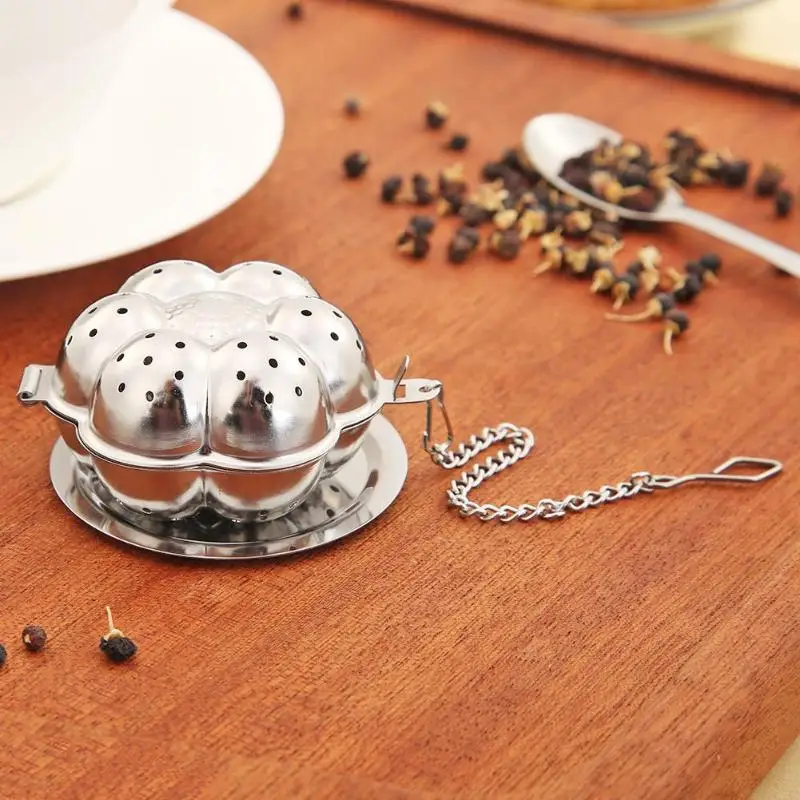Practical Stainless Steel Firm Invariant Tea Infuser Mesh Filter Loose Tea Easy to Clean Leaf Spice Strainer with Tray
Practical Stainless Steel Firm Invariant Tea Infuser Mesh Filter Loose Tea Easy to Clean Leaf Spice Strainer with Tray