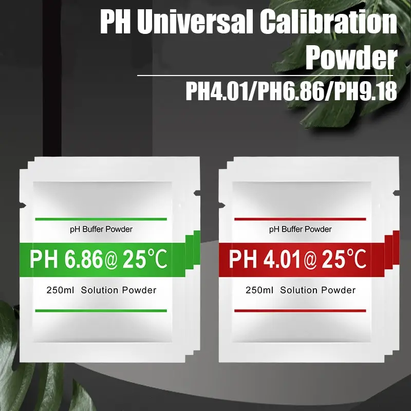 1/2/3pcs PH Buffer Powder Measure Calibration Solution Ph4.00/ 6.86 /9.18 Calibration Point For PH Test Meter
1/2/3pcs PH Buffer Powder Measure Calibration Solution Ph4.00/ 6.86 /9.18 Calibration Point For PH Test Meter