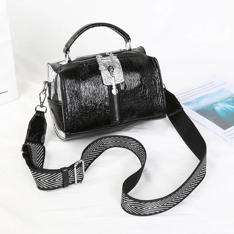 Bags for Women New Boston Women's Handbag Pu Leather Rivet Shoulder Bag Luxury Quality Handbag Women's Crossbody Bag Strap Bag Bags for Women New Boston Women's Handbag Pu Leather Rivet Shoulder Bag Luxury Quality Handbag Women's Crossbody Bag Strap Bag
