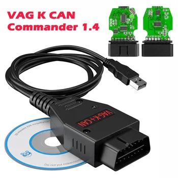 VAG K CAN Commander 1.4 FTDI Chip PIC18F25K80 OBD2 Scanner USB Cable Diagnostic Tool For VW/Audi/Skoda for VAG K-line Commander
VAG K CAN Commander 1.4 FTDI Chip PIC18F25K80 OBD2 Scanner USB Cable Diagnostic Tool For VW/Audi/Skoda for VAG K-line Commander