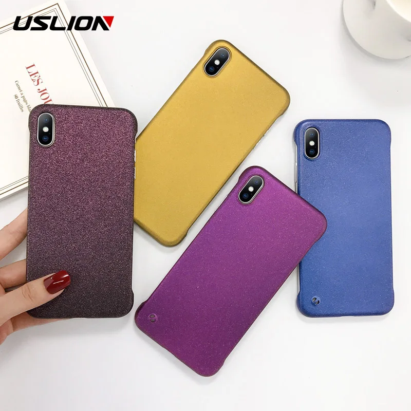 USLION Frameless Solid Color Phone Case For iPhone X XS XR Xs Max Ultra Thin Hard PC Back Cover For iPhone 6 6s 7 8 Plus Coque
USLION Frameless Solid Color Phone Case For iPhone X XS XR Xs Max Ultra Thin Hard PC Back Cover For iPhone 6 6s 7 8 Plus Coque