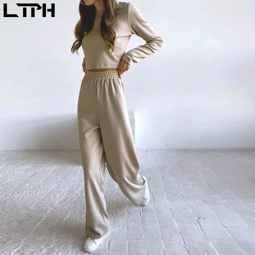 LTPH simple home Casual Loose Women's Sets long sleeve pullover sweatshirt all-match pants women two peices set 2020 Autumn New
LTPH simple home Casual Loose Women's Sets long sleeve pullover sweatshirt all-match pants women two peices set 2020 Autumn New