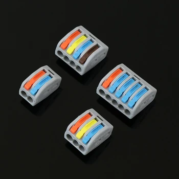 Wire connector 25/50/100 pieces mini quick connector universal compact terminal block plug-in electrical wire connectors
Wire connector 25/50/100 pieces mini quick connector universal compact terminal block plug-in electrical wire connectors