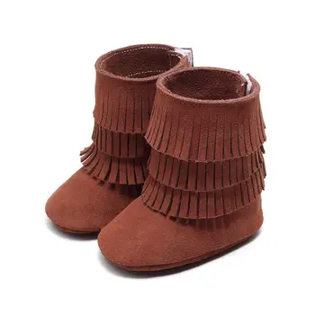 2019 Genuine Leather Fringe Newborn Toddler Boots Autumn Baby Suede Shoes Prewalker Soft Sole Baby Booties Baby Princess Shoes
2019 Genuine Leather Fringe Newborn Toddler Boots Autumn Baby Suede Shoes Prewalker Soft Sole Baby Booties Baby Princess Shoes
