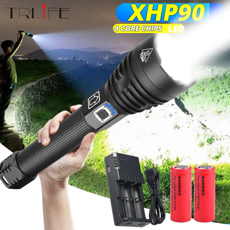 XHP90 Most Powerful Flashlight XHP50 USB Zoom LED Torch XHP70.2 Tactical Lights 18650 26650 Hunting Xlamp Self Defense
XHP90 Most Powerful Flashlight XHP50 USB Zoom LED Torch XHP70.2 Tactical Lights 18650 26650 Hunting Xlamp Self Defense