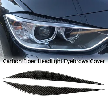 2Pcs True Carbon Fiber Headlights Eyebrows Eyelids Front Headlamp Eyebrow Cover Trim For BMW F30 3 Series 2013-2018
2Pcs True Carbon Fiber Headlights Eyebrows Eyelids Front Headlamp Eyebrow Cover Trim For BMW F30 3 Series 2013-2018