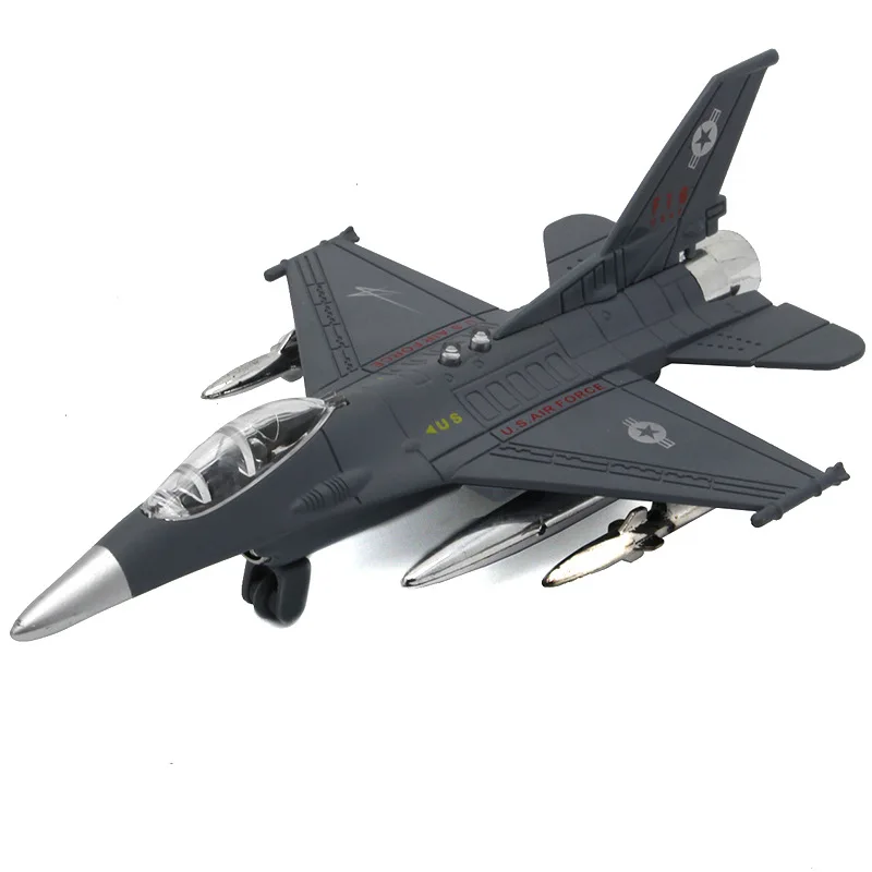 Boxed Model America F16 Combat Airplane Alloy Models Children Sound And Light Toy Car
Boxed Model America F16 Combat Airplane Alloy Models Children Sound And Light Toy Car