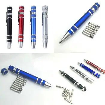 Screwdriver Set Turn Screw Pen Precision Screwdriver 8 in 1 Alloy Practical Durable Portable Cell Phone Computer Repair
Screwdriver Set Turn Screw Pen Precision Screwdriver 8 in 1 Alloy Practical Durable Portable Cell Phone Computer Repair
