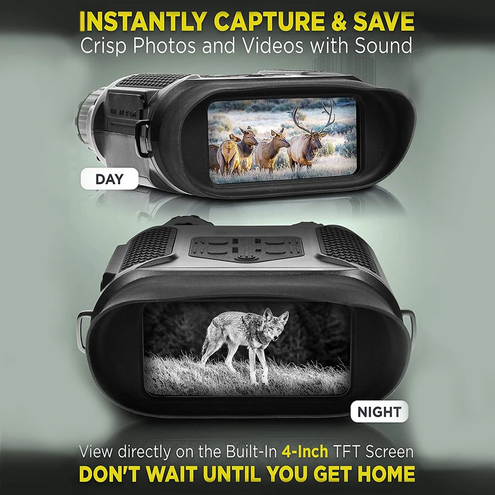 Digital Night Vision Binocular Infrared LED Video Camera 3.5X-7X Zoom Miniature Night Vision Device 400M Night Vision Binoculars
Digital Night Vision Binocular Infrared LED Video Camera 3.5X-7X Zoom Miniature Night Vision Device 400M Night Vision Binoculars