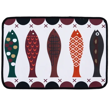 Washable Kitchen Floor Rug Non-Skid Runner Bath Mat Modern Fish Pattern Carpet 
Washable Kitchen Floor Rug Non-Skid Runner Bath Mat Modern Fish Pattern Carpet