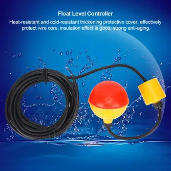 HT-M15-17 4m Cable Type Float Switch Round Liquid Fluid Water Level Controller Sensor Pool Switch
HT-M15-17 4m Cable Type Float Switch Round Liquid Fluid Water Level Controller Sensor Pool Switch