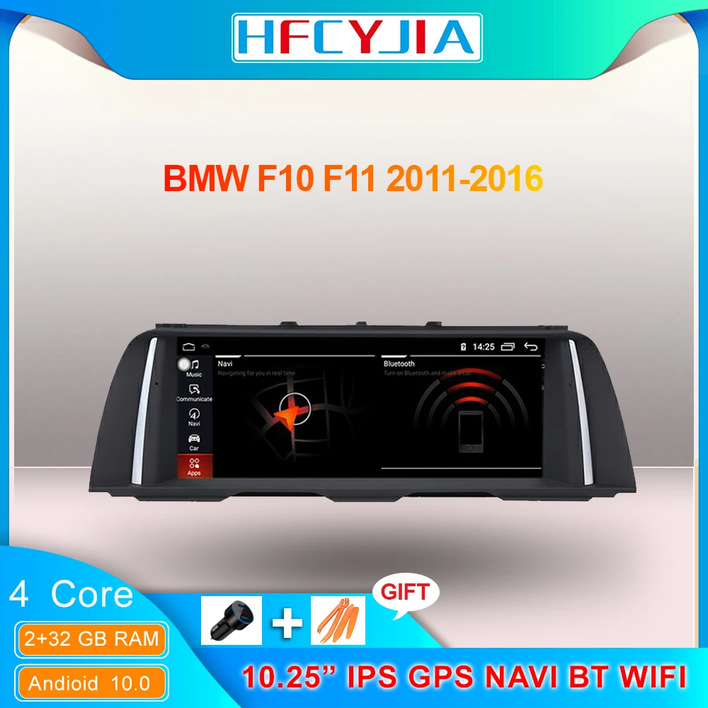 Android 10 System Car Auto GPS Navi For BMW F10 F11 2011-2016 WIFI Google 2+32GB RAM IPS Touch Screen Stereo BT Multimedia AUX
Android 10 System Car Auto GPS Navi For BMW F10 F11 2011-2016 WIFI Google 2+32GB RAM IPS Touch Screen Stereo BT Multimedia AUX