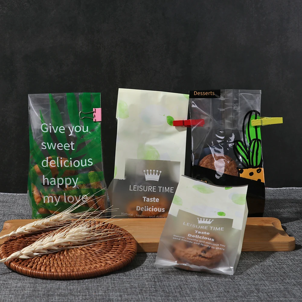 50Pcs Plastic Candy Cookie Storage Gift Bag Self Stand Holders Bake Biscuit Bread Handmade DIY Jewelry Packaging Bag Party Favor
50Pcs Plastic Candy Cookie Storage Gift Bag Self Stand Holders Bake Biscuit Bread Handmade DIY Jewelry Packaging Bag Party Favor