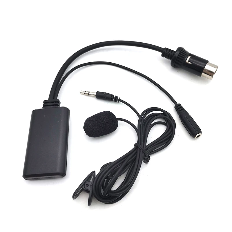 

8 Pin Car Audio bluetooth Wireless Cable AUX Adapter with Microphone For Alpine KCM-123B M-BUS 9501 9503 9823 9825