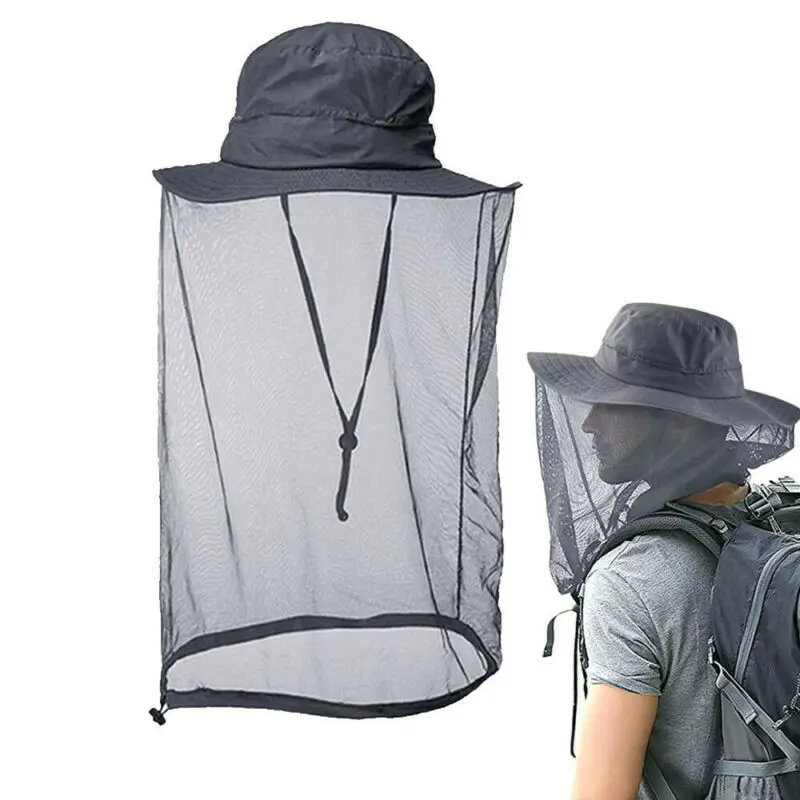 Outdoor Anti-Mosquito Head Net Hat Men Sun Hat with Mesh Face Mask Protection Cover Caps
Outdoor Anti-Mosquito Head Net Hat Men Sun Hat with Mesh Face Mask Protection Cover Caps