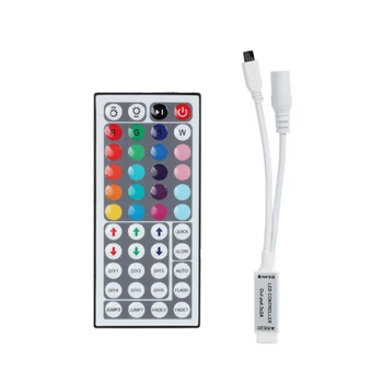 Led Controller 44 Keys LED RGB Controler IR Remote Dimmer For 5050/2835/3528RGB LED Strip Light
Led Controller 44 Keys LED RGB Controler IR Remote Dimmer For 5050/2835/3528RGB LED Strip Light
