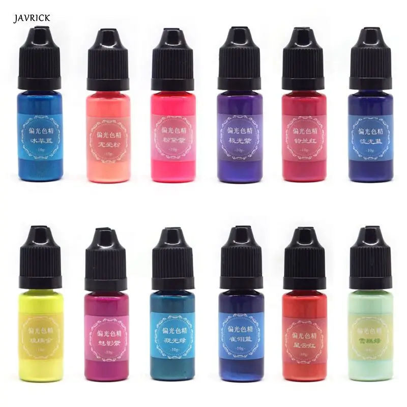 JAVRICK 10g Pearlescent Polarized Resin Pigment DIY Crystal Epoxy Dyeing Material Jewelry Making Tools
JAVRICK 10g Pearlescent Polarized Resin Pigment DIY Crystal Epoxy Dyeing Material Jewelry Making Tools