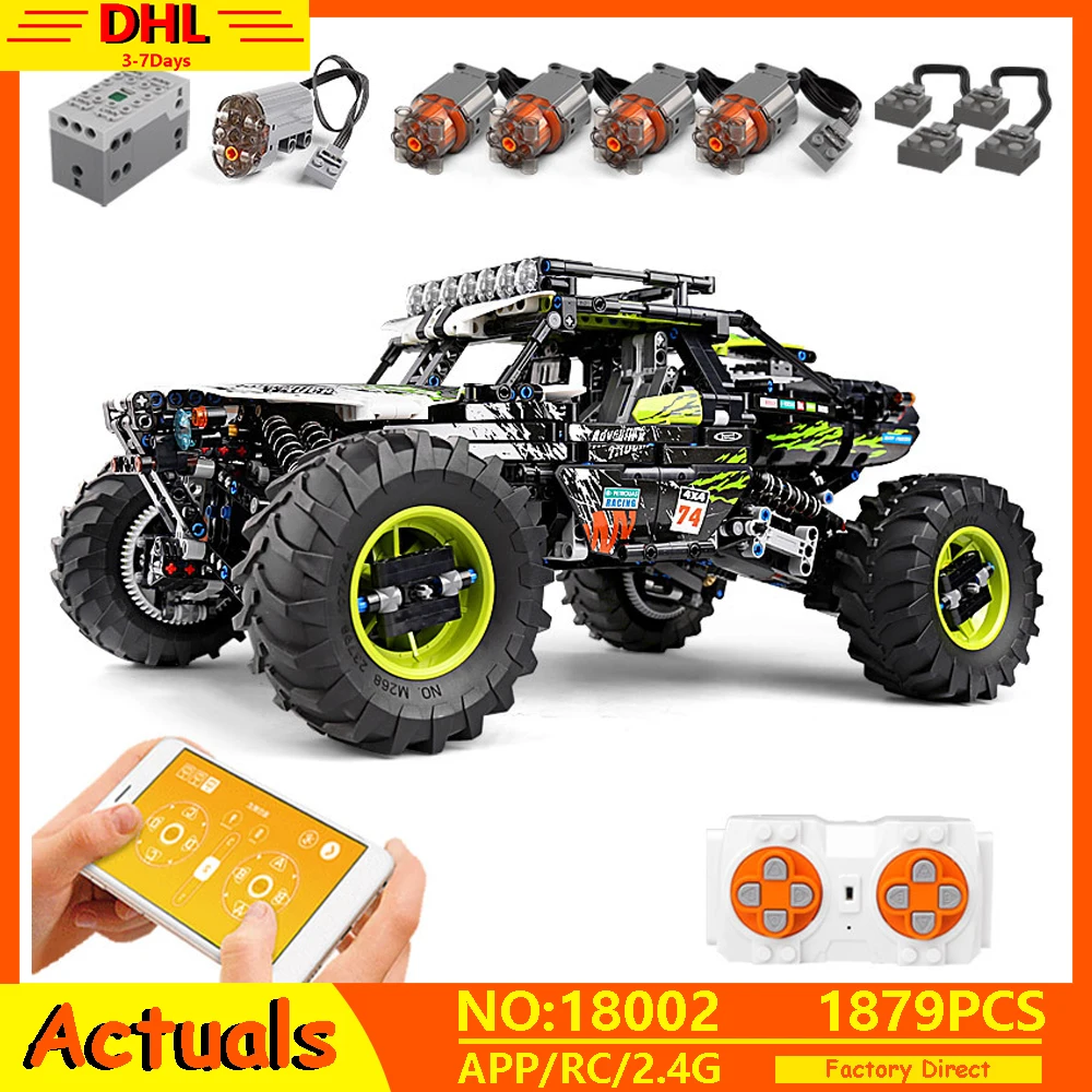 MOC Technic Series Buggy Off-road Vehicle RC All Terrain Climbing Truck Car Model Building Blocks Bricks Fit Lepining Toys Gifts
MOC Technic Series Buggy Off-road Vehicle RC All Terrain Climbing Truck Car Model Building Blocks Bricks Fit Lepining Toys Gifts