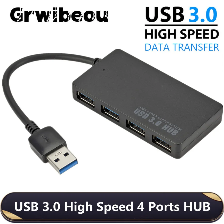 Grwibeou High Speed USB 3.0 HUB Multi USB Splitter 4 Ports Expander Multiple USB Expander Computer Accessories For Laptop PC
Grwibeou High Speed USB 3.0 HUB Multi USB Splitter 4 Ports Expander Multiple USB Expander Computer Accessories For Laptop PC