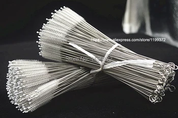 

500pcs 26cm Reusable Stainless Steel Straw Cleaner Cleaners Cleaning Brush Drinking Pipe Brushes Tool Tools FEDEX DHL Shipping