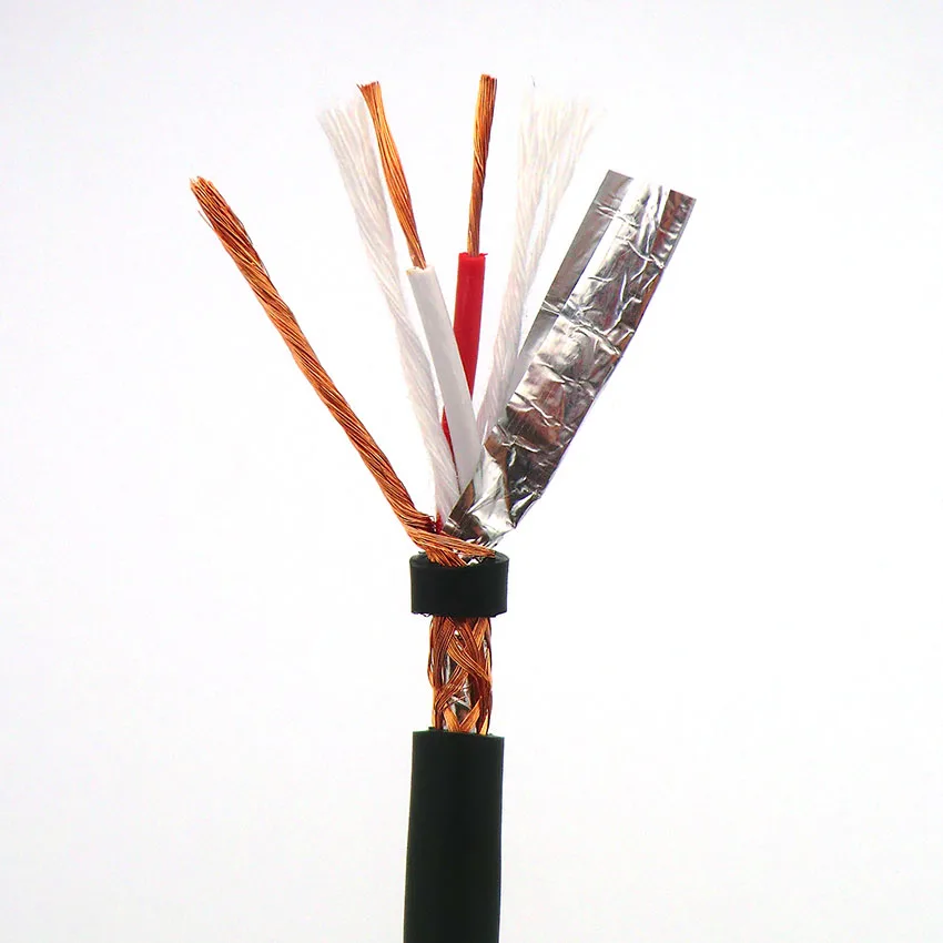 High Flexible Microphone Cable 2 core 5m Double Shielded Twisted Oxygen Copper Hi-Fi Sound Quality Mic Audio Cable (TRVVSP-0.3)
High Flexible Microphone Cable 2 core 5m Double Shielded Twisted Oxygen Copper Hi-Fi Sound Quality Mic Audio Cable (TRVVSP-0.3)