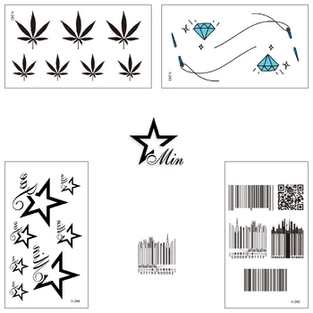 wholesale Temporary tattoo Water Transfer star Cat Anchor Fish Sticker Boy girl Beauty Sexy Cool Body Art 100 piece/lot X237-261 
wholesale Temporary tattoo Water Transfer star Cat Anchor Fish Sticker Boy girl Beauty Sexy Cool Body Art 100 piece/lot X237-261