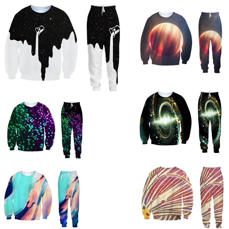 2 Piece Set Women Men 3D Printed Vision Pattern Sweatshirts Trousers Optical Illusion Loose Tops Sweatpant Casual Clothes Sets
2 Piece Set Women Men 3D Printed Vision Pattern Sweatshirts Trousers Optical Illusion Loose Tops Sweatpant Casual Clothes Sets