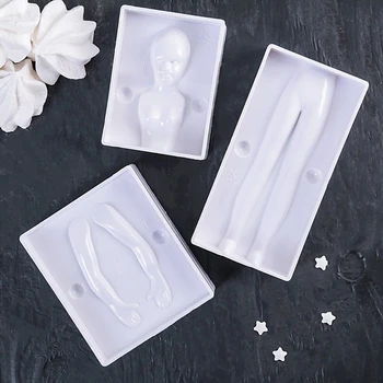 Mold confectionery for creating a three-dimensional human figure "Woman", 13x6.5x2 cm
Mold confectionery for creating a three-dimensional human figure "Woman", 13x6.5x2 cm