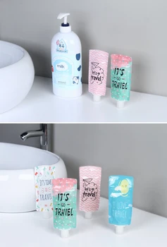 1Pcs 100ml Liquid Dispensing Bag creative Cute Cartoon Shampoo Moisture Bottle Cream Cosmetic Liquid Storage Bag Home Organizer
1Pcs 100ml Liquid Dispensing Bag creative Cute Cartoon Shampoo Moisture Bottle Cream Cosmetic Liquid Storage Bag Home Organizer