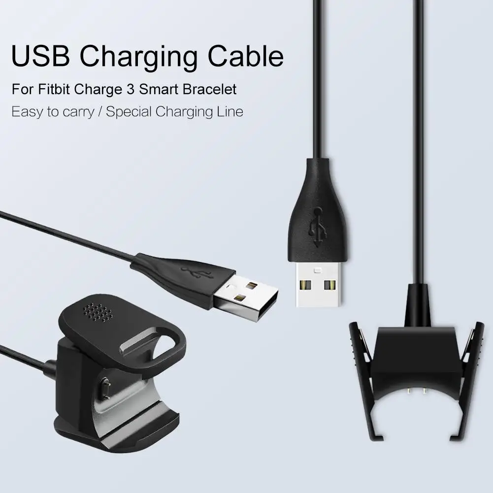 For Fitbit Charge 3 Charger Cable Replacement USB Charging Cable Cord Clip Dock Accessories Adapter
For Fitbit Charge 3 Charger Cable Replacement USB Charging Cable Cord Clip Dock Accessories Adapter