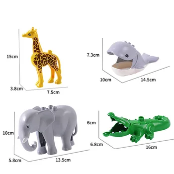 K-STAR Toys Blocks Animals 50Pcs/Lot Animal Series Building Blocks Sets Large Particles Dinosaur Bricks
K-STAR Toys Blocks Animals 50Pcs/Lot Animal Series Building Blocks Sets Large Particles Dinosaur Bricks