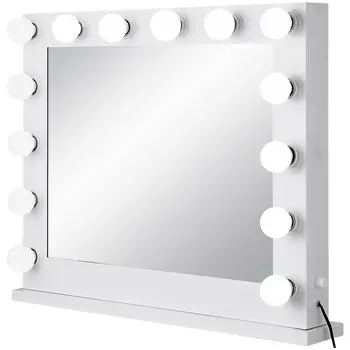 14 LED Dimmable Bulbs Hollywood Lighted Makeup Vanity Mirror with Lights
14 LED Dimmable Bulbs Hollywood Lighted Makeup Vanity Mirror with Lights