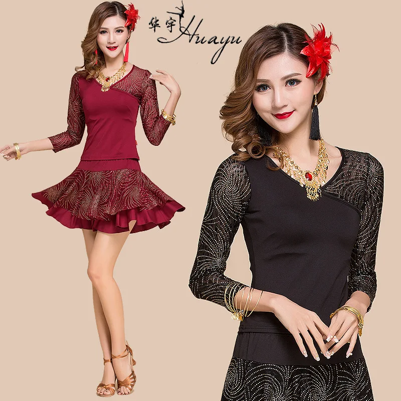 Huayu 2019 New Style Spring And Summer Yang Liping Dancing Fitness Clothing Middle-aged Long Sleeve Short Skirt Square Dance Clo
Huayu 2019 New Style Spring And Summer Yang Liping Dancing Fitness Clothing Middle-aged Long Sleeve Short Skirt Square Dance Clo