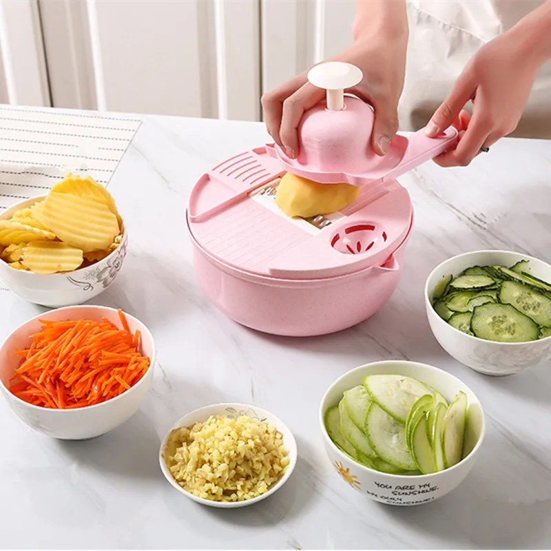 Mandoline Slicer Vegetable Slicer Potato Peeler Carrot Onion Grater Vegetable Cutter 12 in 1 Kitchen Tools Accessories
Mandoline Slicer Vegetable Slicer Potato Peeler Carrot Onion Grater Vegetable Cutter 12 in 1 Kitchen Tools Accessories