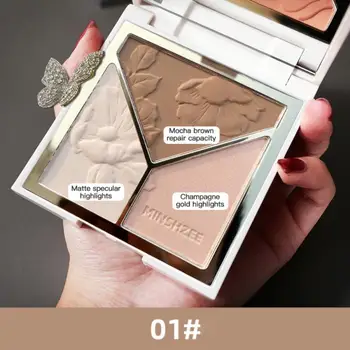 MINSHZEE Contour Palette Face Shading Grooming Powder Long-Lasting Face make up Contouring Bronzer highlighter for face makeup
MINSHZEE Contour Palette Face Shading Grooming Powder Long-Lasting Face make up Contouring Bronzer highlighter for face makeup