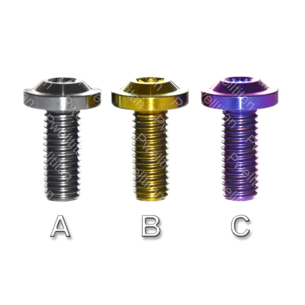 M8 Bolt Titanium Alloy T40 Torx Umbrella Head Screw for MTB Sport Motorcycle 20mm Grade5 Fastener 4 PCS
M8 Bolt Titanium Alloy T40 Torx Umbrella Head Screw for MTB Sport Motorcycle 20mm Grade5 Fastener 4 PCS