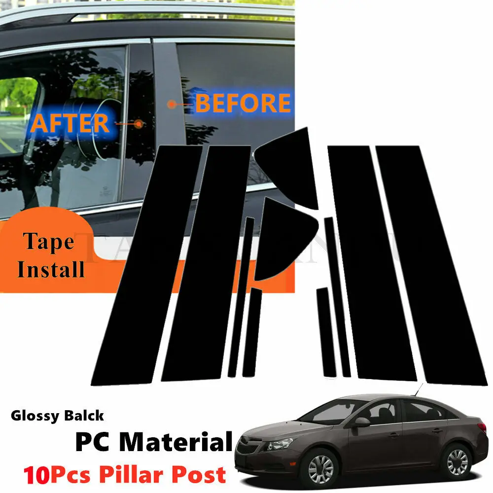 Decal Cover PC 10 pcs Set Fit For Chevrolet Cruze 2011-2015 Side Door Window Trim Gloss Black Pillar Posts Piano Black Cover Kit
Decal Cover PC 10 pcs Set Fit For Chevrolet Cruze 2011-2015 Side Door Window Trim Gloss Black Pillar Posts Piano Black Cover Kit
