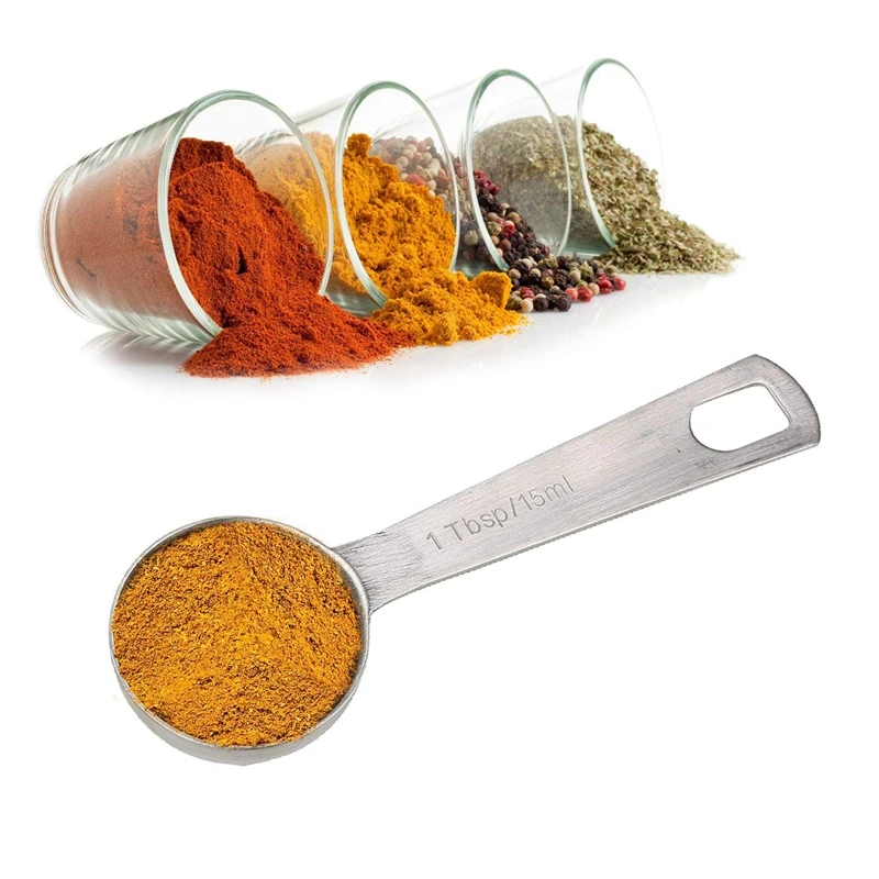 2 Set Stainless Steel Stackable Measuring Spoons for Dry and Liquid Ingredients Etched Marked, 1 Set with Detachable Ring Holder
2 Set Stainless Steel Stackable Measuring Spoons for Dry and Liquid Ingredients Etched Marked, 1 Set with Detachable Ring Holder