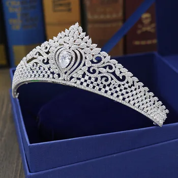 NPASON Gorgeous AAA Zircon Wedding Crown Princess Tiara Handmade Bridal Hairband Hair Piece For Women Prom
NPASON Gorgeous AAA Zircon Wedding Crown Princess Tiara Handmade Bridal Hairband Hair Piece For Women Prom