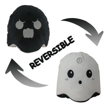 Reversible Ghost Mini Plush Toy Halloween Plush Toys Flip Ghost Doll Luminous for Halloween Toy RT88 
Reversible Ghost Mini Plush Toy Halloween Plush Toys Flip Ghost Doll Luminous for Halloween Toy RT88