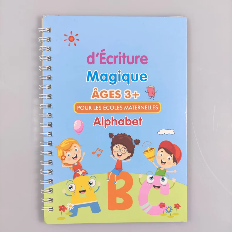 Zeszyt French Magic Practice - liczby po francusku dla dzieci - nauka kaligrafii i pisania - prezenty dla dzieci - Wianko - 1