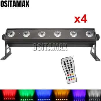 4PCS DMX Wireless RGBWA UV Wall Washer Light IR Remote Flood Light 6x12w LED Landscape Linear Party Wedding LED Wall Lights
4PCS DMX Wireless RGBWA UV Wall Washer Light IR Remote Flood Light 6x12w LED Landscape Linear Party Wedding LED Wall Lights