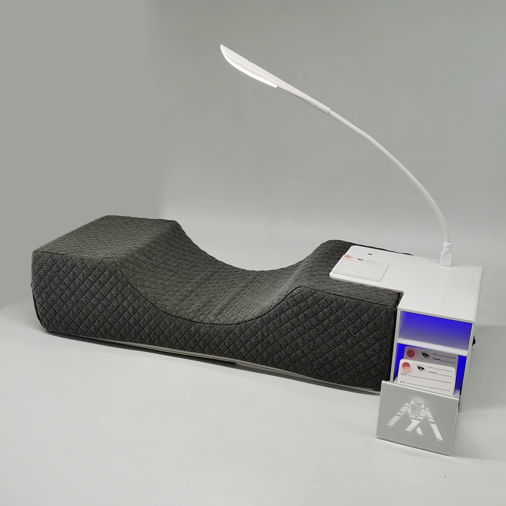 Eyelash Extension Pillow Memory Foam and Shelf Integrated Grafting Eyelash Extension Pillow Makeup Tools With USB Lash Light
Eyelash Extension Pillow Memory Foam and Shelf Integrated Grafting Eyelash Extension Pillow Makeup Tools With USB Lash Light