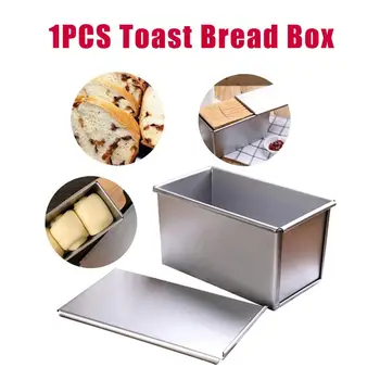 1PCS Silver Loaf Pan DIY Toast Bread Box Rectangular Aluminum Plate Non Stick Toast Box Pastry Baking Bakeware Kitchen Supplies
1PCS Silver Loaf Pan DIY Toast Bread Box Rectangular Aluminum Plate Non Stick Toast Box Pastry Baking Bakeware Kitchen Supplies