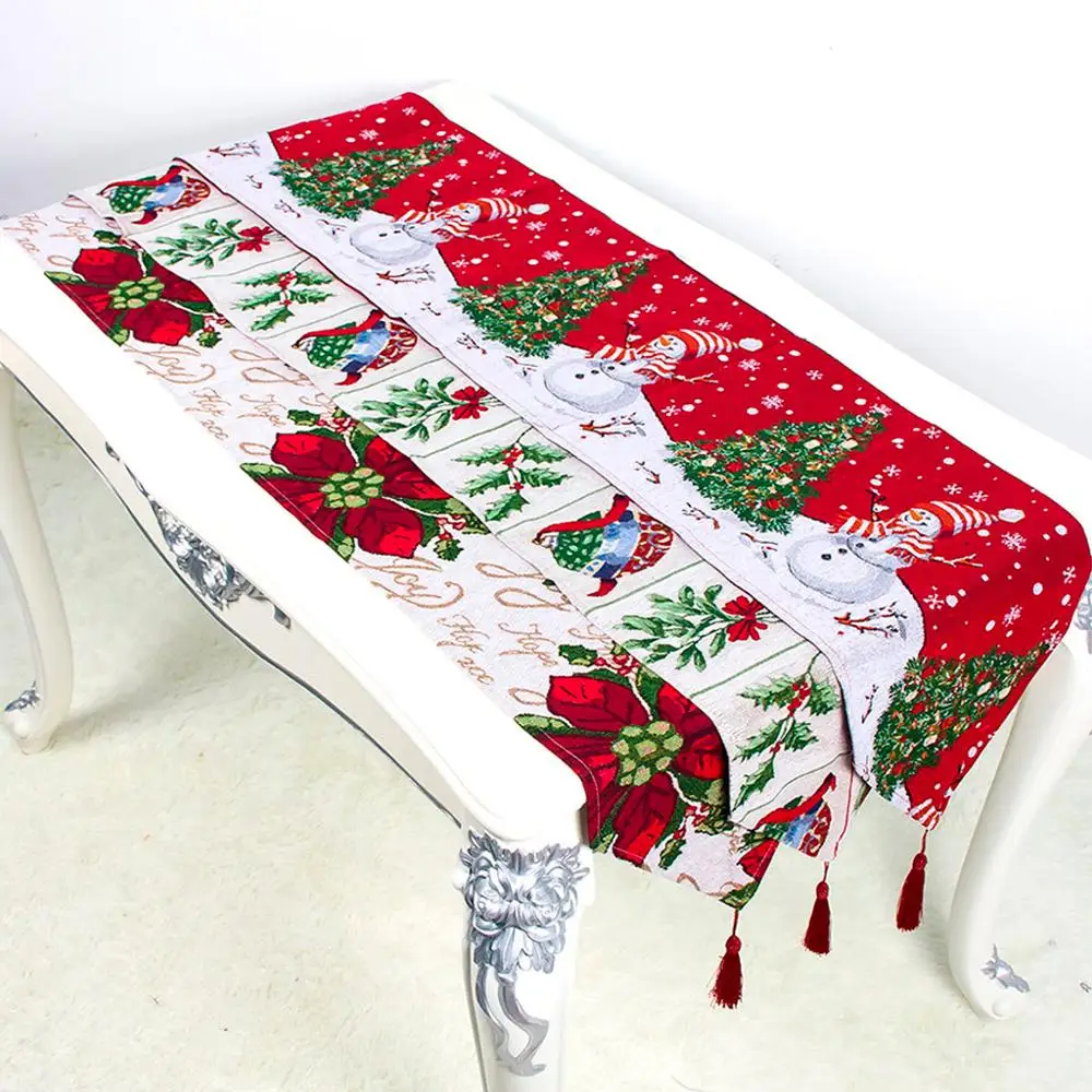 Creative Christmas Tablecloth Polyester Cotton Printed Table Flag Table Decorations #4C23
Creative Christmas Tablecloth Polyester Cotton Printed Table Flag Table Decorations #4C23