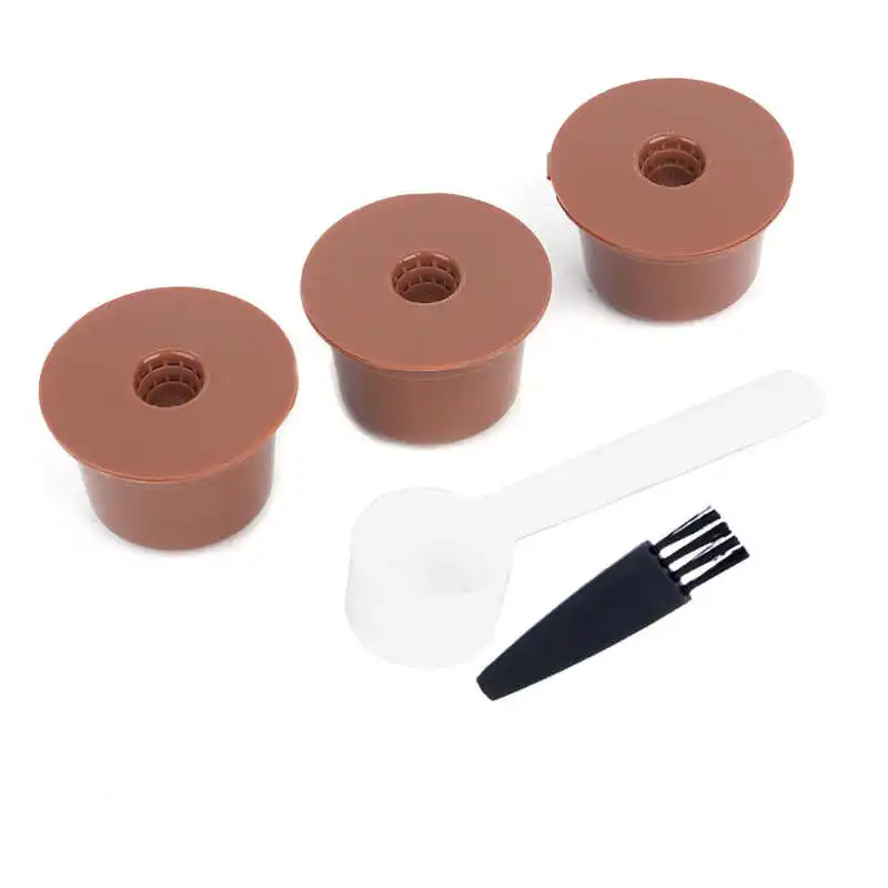 Capsule Coffee Machine Reusable Refillable Coffee Capsules Filter Cup Brush Spoon Kit Accessory for Caffitaly
Capsule Coffee Machine Reusable Refillable Coffee Capsules Filter Cup Brush Spoon Kit Accessory for Caffitaly